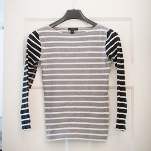 J. Crew long sleeve striped shirt